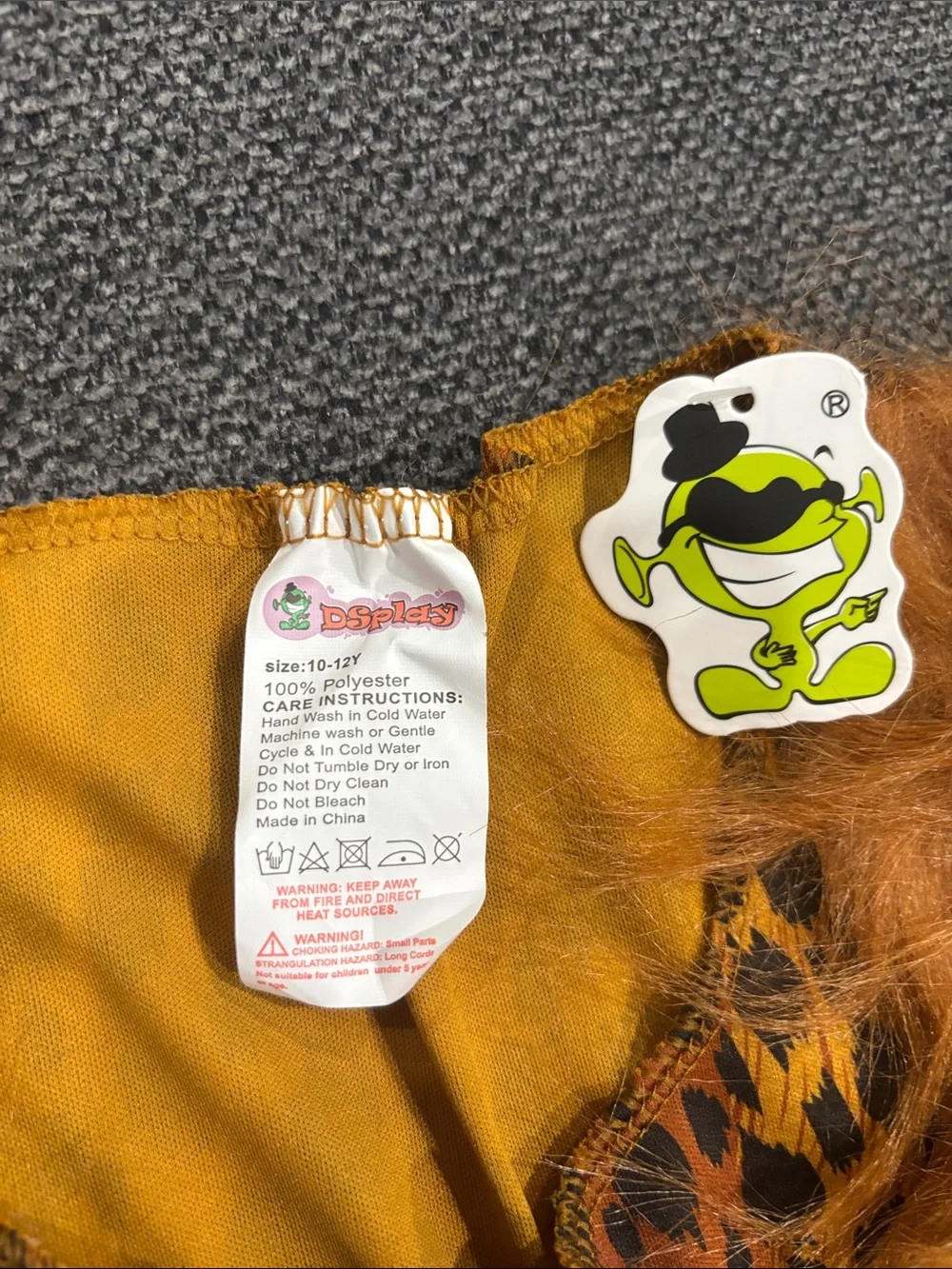 Boy's Caveman Costume For Children (10-12Y)